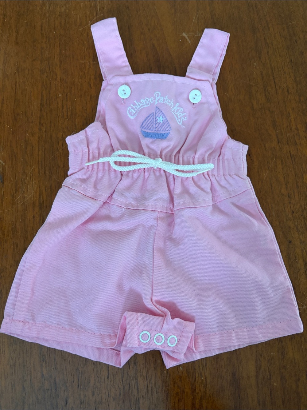 Cabbage Patch Kids Pink Sailboat Shortall Romper